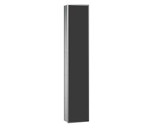 EMCO asis UP 300-Modulo per Armadio, Cromato, 158 x 34 x 15 cm, Cromo/Nero