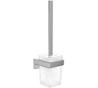 Emco cue brush set cromo con vetro di cristallo, modello a muro, 321500100