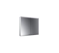 emco evo Armoire de toilette avec éclairage, modèle apparent, 2 portes, 800 mm, 939708104, 939708104, Versione: senza sistema di illuminazione, senza riscaldamento a specchio