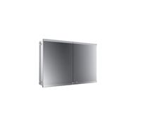 emco evo Armoire de toilette avec éclairage, modèle encastré, 2 portes, 1000 mm, 939708115, 939708115, Versione: senza sistema di illuminazione, senza riscaldamento a specchio