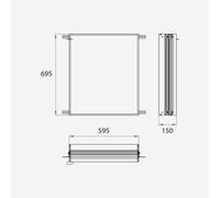 Emco Evo telaio di installazione, 939700001, Evo [Armadietti a Specchio > Accessori per Armadietti a Specchio]