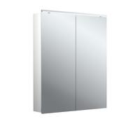 Emco flat 2 Classic Armadio a specchio illuminato a LED con luce superiore, 2 porte, 600x711x113 mm, 979706502