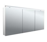 Emco flat 2 Classic Armadio a specchio illuminato a LED con luce superiore, 3 porte, 1600x711x113mm, 979706507