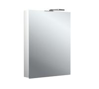 emco flat 2 Style LED Armoire de toilette avec éclairage avec éclairage à poser, 1 porte, butée réversible, 500x721x218mm, 979706310, 979706310