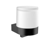emco flow distributore di sapone liquido con tappo, 272113301, colore: nero
