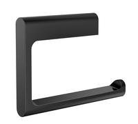 emco flow porta carta igienica senza coperchio, 270013300, colore: nero