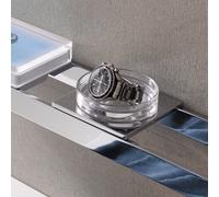 Emco Liaison porta sapone per ringhiera, 183000102, Liaison cromo/chiaro [Accessori Bagno > Ricambi per Accessori Bagno]