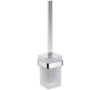 Emco Loft 051500101 - Set di scopino per WC, in cristallo satinato, cromato