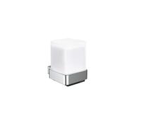 emco Loft - Dispenser di sapone liquido con sensore con batteria, alimentato a batteria, cromato