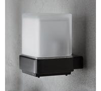 Dispenser di sapone a sensore Emco Loft, vetro cristallo satinato, 0521, Colorazione: Nero