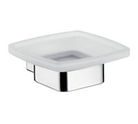 emco loft portasapone, modello da parete, cristallo satinato, 053000100, colore: