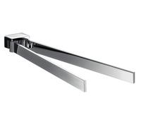 Portasciugamani a soppalco Emco, a 2 bracci, girevole, 337 mm, 0550, Colorazione: cromo