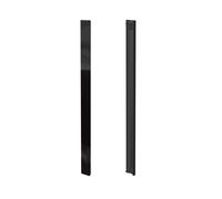 emco loft Set semi-encastré, pour Armoire de toilette avec éclairage, 2 profilés latéraux, 733mm, 979800074, 979800074, Colorazione: smaltato nero