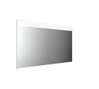 emco MI 250 Miroirs lumineux LED avec découpe horizontale, avec film chauffant et éclairage du lavabo, hauteur 805mm, 449825012, 449825012, Versione: Larghezza: 1300mm