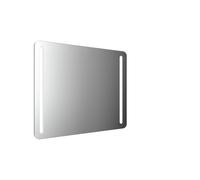 emco MI 290 Miroirs lumineux LED avec coins arrondis et 2 bandes lumineuses à gauche et à droite, avec fonction mémoire, avec feuille chauffante, hauteur 800mm, 449829010, 449829010, Versione: Larghez