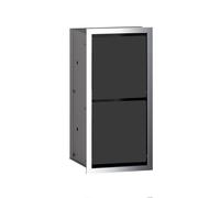 emco module asis module 150 WC module papier modèle encastré, 972527921, 972527921, Colorazione: cromo/nero