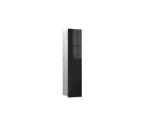 Emco Modulo WC ASIS pure con chiusura frontale in vetro a destra, a incasso, 1 anta, 730 mm, nero