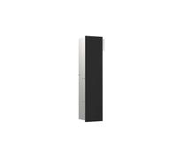 Emco Modulo WC ASIS pure con chiusura frontale in vetro a sinistra, a incasso, 1 anta, 730 mm, nero opaco