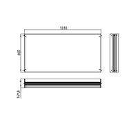 Emco Prestige telaio di installazione per specchio illuminato, 989700009, Prestige [Specchi > Accessori per Specchi]