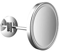 Emco Pure (LED) specchietto per trucco 20.3x20.3 cm rotonda con illuminazione cromo 109406007