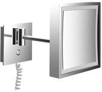 Emco Pure (LED) specchietto per trucco 20x20 cm quadrata cromo 109406010