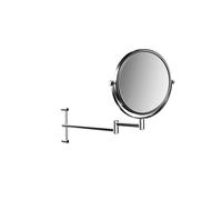 emco pure specchio da barba e cosmetico, regolabile in altezza, due bracci, 2...