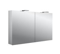 Emco pure 2 Style Armadio a specchio illuminato a LED con faretti, 2 porte, 1200x711x153mm, 979705305