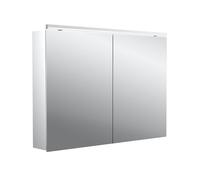 Emco pure 2 Classic Armadio a specchio illuminato a LED con luce superiore, 2 porte, 1000x711x153mm, 979705504