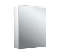 Emco pure 2 Classic Armadio a specchio illuminato a LED con luce superiore, 1 anta con cerniere intercambiabili, 600x711x153 mm, 979705501
