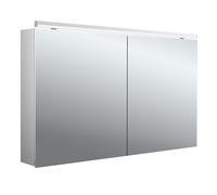 Emco pure 2 Classic Armadio a specchio illuminato a LED con luce superiore, 2 porte, 1200x711x153 mm, 979705505