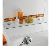 Emco Rondo2 mensola, 451000160, Rondo2 chiaro/cromo [Accessori Bagno > Mensole]