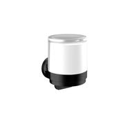 emco round distributore di sapone liquido, comando con una sola mano, vetro c...