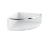 Emco Round portaoggetti doccia, 434500101, Round cromo/bianco opaco [Accessori Bagno > Mensole Doccia]