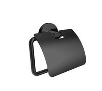 emco round porte-papier, avec couvercle, noir, 430013301, 430013301