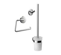 Emco Round set accessori da bagno, 439800100, Round cromo [Accessori Bagno > Set di accessori da bagno]