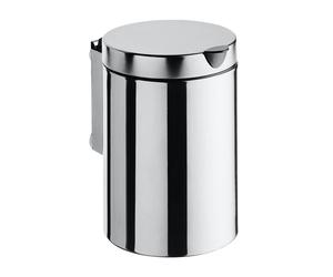 Emco System2 cestino portarifiuti, 355300100, System2 acciaio inox levigato [Accessori Bagno > Cestini Portarifiuti]