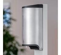 emco Sistema 2 dispenser disinfettante per montaggio a parete o a pavimento, dispenser disinfettante controllato da sensore, ideale per sapone liquido e gel disinfettante, colonna disinfettante