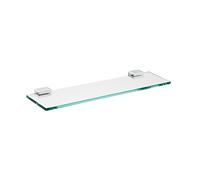 Scaffale Emco system2, vetro cristallo trasparente, 600x100 mm, cromo, 351000160