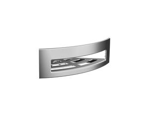 emco system2 panier mural d'angle, amovible, fixation murale cachée, chrome, 354500124, 354500124
