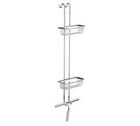 Scaffale Emco system2, 2 cestini profondi, tergicristallo, cromo, 356600106