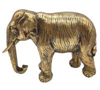 EMDE Cadres, Miroirs et Atelier sur mesure Statua elefante dorato 28x11x20cm