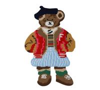EMDOMO Toppa a forma di orso da cucire, per jeans, giacche, zaini, accessori di abbigliamento (D)