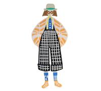 EMDOMO Toppa ricamata per vestiti, vestiti, cappelli, jeans, accessori fai da te (D, 1 pezzo)