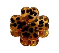 Emdvsco Clip Magnetiche Per Capelli Per Donne,Fermaglio Magnetico Potente Con Stampa Leopardo E Quadrifoglio | Per Styling Capelli,Ideali Per Feste Viaggi Nozze Estivi San Silvestro E Uso Quotidiano
