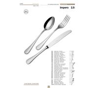 Eme - Impero manico Vuoto - Servizio Posate 24 30 36 48 49 51 72 75 pezzi