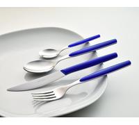 EME POSATERIE DREAM BLU 35 -SET DI POSATE DA TAVOLA IN ACCIAIO INOX 24 PEZZI