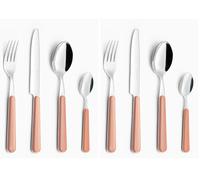 EME POSATERIE Scatola 24 pz. Brio Salmone 13 (Confezione da 2)