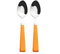 EME POSATERIE Scatolina 6 PZ. Cucchiano caffe' PROFI Arancio 79 in acciaio inossidabile 18/10 (Confezione da 2)