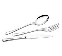 EME SERVIZIO POSATE 51 PEZZI MADE IN ITALY COMPLETO 12 PERSONE ACCIAIO INOX 18/10 LUCIDE OPERA MODERNE