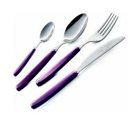 Eme Set posate tavola 24 pz Inox CROMO Viola P13BCM 25